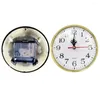 Wall Clocks DIY Quartz Clock Insert 1 Pcs 130mm Diameter 90-110mm Install Accessories Arabic Numerals Gold Brand