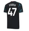 S-4xl 24 25 Maglie da calcio Halanland 2024 2025 De Bruyne Mans Cities Champions Rodri Doku Grealish Anno del Dragon Foden Train Shirt Football Kits Set Bernardo