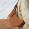 Top 7A Designer Crescent Bag Plomme Handbag Women's High Quality Leather Cowhide Saddles Tote Handheld Versatile Stylish Single Shoulder Armpit Bag