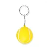 Keychains 24 Pack Tennis Ball Mini Stress Sports Sports Carnival Recompensa para meninos garotos