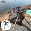 Boat Fishing Rods Portable Fishing Rod Support Tripod Telescopic Fishing Pole Stand Holder Tackle Accessories Collapsible Carp Fish Rod BracketL231223