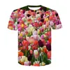 Heren t shirts zonnebloem shirt bloem 3d print mannen vrouwen mode extra grote t -shirts kinderen jongen meisje Harajuku tees tops vrouwelijke camisetas