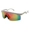 Luxury-Designer sunglasses Razoroblades Mirror Sunglasses White frame Red mercury lens O Eyewear sun glasses251I