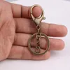 30pcs lot Keychains Key Chains Jewelry Findings Components Gold Silver Plated Lobster Clasp Keyring Making Supplies Diy Jewelry2971