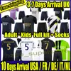 23 24 Volwassen en kinderen Volledige kit met sokken mbappe benzema voetbal jerseys Alaba real hazard macamiseta camavinga 2023 2024 Madrids Asensio Modric Marcelo Valverde