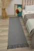 Ковры геометрический черный коврик для детской комнаты прикроватный ковер современный входной дверь коврик