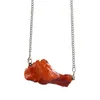 Pendant Necklaces Simulation Fried Chicken Leg Necklace For Women And Men Food Charms Choker Cute Funny Accessories Fashion Jewelry Gift