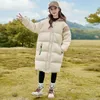 Down Coat Girl's Winter Clothing 2023 Big Children Children's Mid-Longle épaissis de style occidental Fashion Girls '