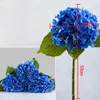 Decorative Flowers 3D Big Embroidery Ball Artificial Flower Bouquet Decoration Home Table Office Wedding Floral Arrangement Party Supplies