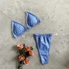 Kvinnors badkläder NewBright Leather Pu Bikini Bandage Swim Sex Split Swim
