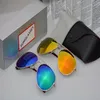 Luksusowe lustro okulary przeciwsłoneczne Summer Polaryzacja okularów przeciwsłonecznych mężczyzn Kobiety UV Protect Designer Bandtun Authentic Sunglasss z Lea256p