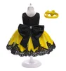 Barndesigner Girl's Dresses Headwear Set Sweet Dress Cosplay Summer Clothes Toddlers Clothing Baby Childrens Girls Summer Dress P969#