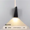 Lampa ścienna LED w dół na zewnątrz Wodoodporne ogrodowe światło aluminium AC86-265 Indoor Sypiria Sald Stairs Sconce Light