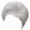 Beretti Teste di cappello invernale Fluffy Furx Furx Women's con cupola a forma di cupola per esterno caldo per lady Cozy Ear