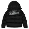 Jacken Trapstar London Shooters Kapuzenpufferjacke schwarz reflektierend gestickte Thermal Hoodie Männer Wintermantel Klassiker 888SS 2023