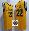 2024 Новейший стиль NCAA College Iowa Hawkeys Basketball Jersey College 22 Caitlin Clark Men Women