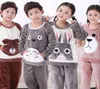 Sell Coral Fleece Kids pijamas Homewear Boys Girls Winter Children Fleece Pajamas Warm Flannel Sleepwear Loungewear XIN552 Y182084138