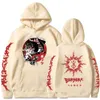 Het försäljning japansk anime hoodie berserk grafisk tryckt långärmad tröjor vintage y2k haruku toppar fleece mäns tröjor