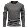 Męskie koszule T-Solid T-Shirt Trend Trend Trend Casualny sport