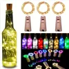 Botella de vino de 1pc con luz LED de corcho, luces de botella de botella Cork para fiesta en la fiesta de la boda de la boda Halloween Decoración de luces de copos de nieve de Navidad