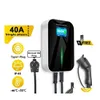 Équipement de chargeur de véhicule électrique EV Type 1 40Amp 9.6 kW avec application Prise en charge la station de charge Bluetooth et WiFi 20ft6.1m DRO DHMNQ