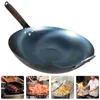 Pans Wok Large Pan chinois Supply pour le poêle en fer Accessoires coréens en profondeur