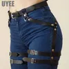 UYEE Fashion Women Harness Garter Belts Gothic Garter Belt Lingerie Harajuku Leg Belts Leather Suspenders For Women Belt286H