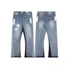 Pantalons de jeans de créateurs de jeans masculins Ripped Men Basic For Women Fashion Retro Street Wear Loust ​​Casual Bootcut Hole Mens Pantalon M -2XL3P9Q