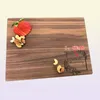 Personlig anpassad textgravering Walnut Cutting Board Kitchen Supplies 2206217497747