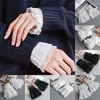 Knee Pads Fake Sleeve Scar Cover Decorative Cuff Gloves Arm Female Elbow Thin Section Sun Protection Cutout Lace Cute