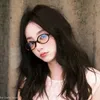 Y2K Retro Oval Cadre Glasse Femme Ins Sweet Cool Eyewear Trend Brand Lire ordinateur Anti Blue Light Eapes 231222