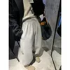 Pantaloni della tuta di agnello in pile di Qweek Harajuku per donne invernali coreano pantaloni da jogger sport larghi pantaloni hippie vintage pantaloni spazzolati 231222