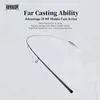 Båtfiskespängar Kingdom Adaptable Spinning Casting Fishing Rod 4+1 Multi-sektioner matare BAITCASTING Travel Rods 1,8m/2.1m 1,98m/2.28m Exchangel231223