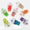 Charms 10st 37 23 20 Creative Acrylic Luminous Fruit Drink Straw Cup Diy Toy Accessories Pendant Hanging