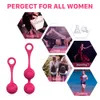 Sex Toys Adult Products Kvinnor Singel och dubbla pärlor Kegel Balls Vaginal Dantell Trainer Vaginal Tighting Training Masturbator
