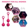 Productos de sexo Productos para adultos Single and Double Beeds Kegel Balls Vaginal Endiabro Entrenador Vaginal Entrenamiento Masturbador