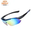 Lunettes de soleil Obaolay polarisées Uv400 lunettes de soleil de cyclisme pour hommes lunettes de vélo lunettes d'équitation Sports de plein air lunettes de pêche 5 lentilles hommes femmes