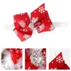 Suministros de fiestas navideñas de bandanas Diadema navideña Linda arco para bebés Adorno de cabello