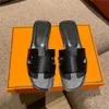2024 Designer skórzane damskie sandały Sandały Summeria luksusowe płaskie buty pomarańczowy krokodyl skóra żeńska slippe