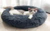 Pet Pies Bed Sofa Łóżko Wygodne pączki okrągły pies Kennel Ultra miękki pies i kota Łóżko poduszka zimowa ciepła sofa 4556373