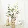 Flores decorativas 85cm camelia artificial flor de rama larga flor de flor falsa para la sala de estar mesa de la sala de estar boda al aire libre decoración de bricolaje