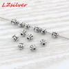 500 stks antieke zilveren legering lantaarn spacer bead 4 mm voor sieraden maken armband ketting diy accessoires d2255n