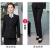 Women's Two Piece Pants Long Sleeve Fashion Elegant Lady Solid Color Work Uniforms China Southern Airlines Airline Stewardess Suit