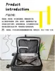 Suitcases N6878 Business Boarding Luggage Female Front Flip Cover Sandwich Travel Box Male 24 Silent Universal Wheel PC Password