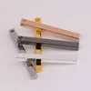 チャーム20pcs/lotスタイルの銅長方形バースタンピング空白の四角いペンダント用ネックレスジュエリーメーカー