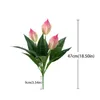 Fiori decorativi 2 pack anthurium artificiali mazzi reali simulazione realistica fiore di seta tropicale per casa