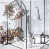 Party Decoration Wrought Iron Sn Arch Pipe N-Shaped Flower Stands Metal Props Backdrop Artificial Decorations Drop Delivery Home Garde Dh4Tp