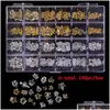 Nail Art Decorations S Set 3D Crystal Charms Diamond Diamant Alloy Luxury Jewelry Gem Manucure Accessoires Supply 230329 Drop Livraison H DHXYV