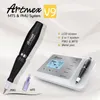 MATCHE ARTMEX V9 Eye Brow Lip Pen Rotary Makeup Tattoo Hine MTS Sistema PMU con Ago per tatuaggi V9