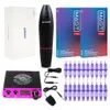 Machine Professional Tattoo Kits Rotary Tattoo Pen Hine Guns Permanent Makeup Hine Color Inks Power Supply Cartridge Needles D3029